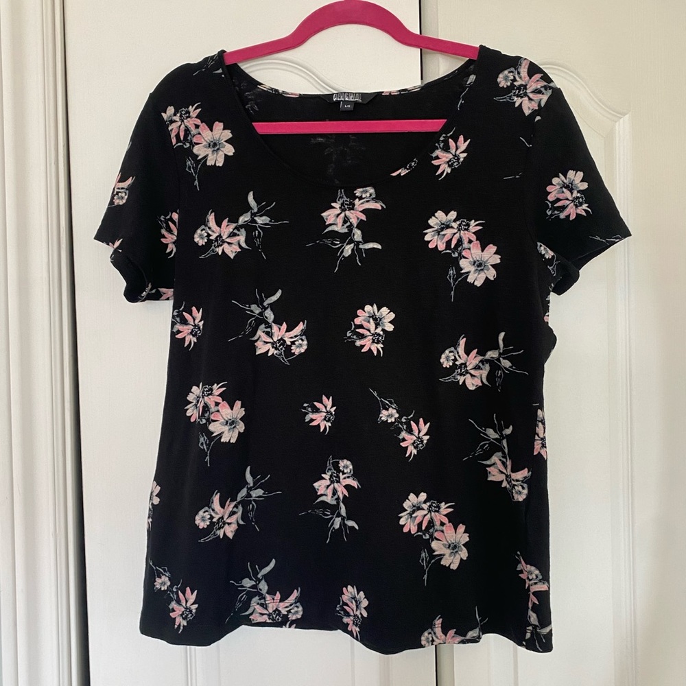 Vintage Nicole Miller Floral Tee